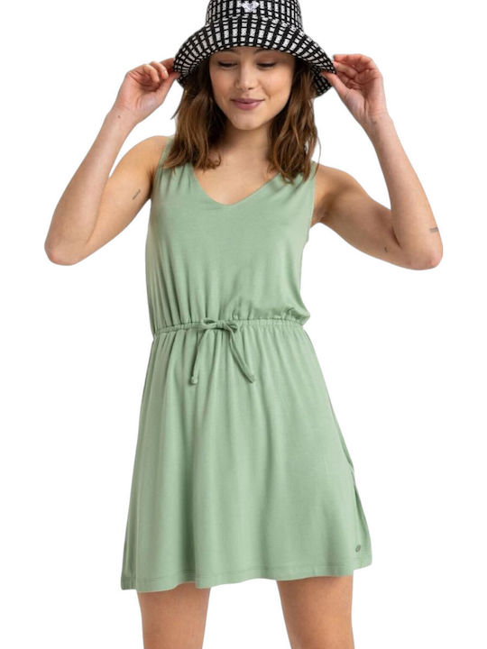 Summer Mini Dress Green