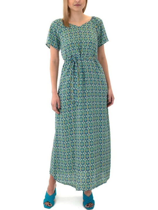 Life Sommer Maxi Kleid Algiers Blue