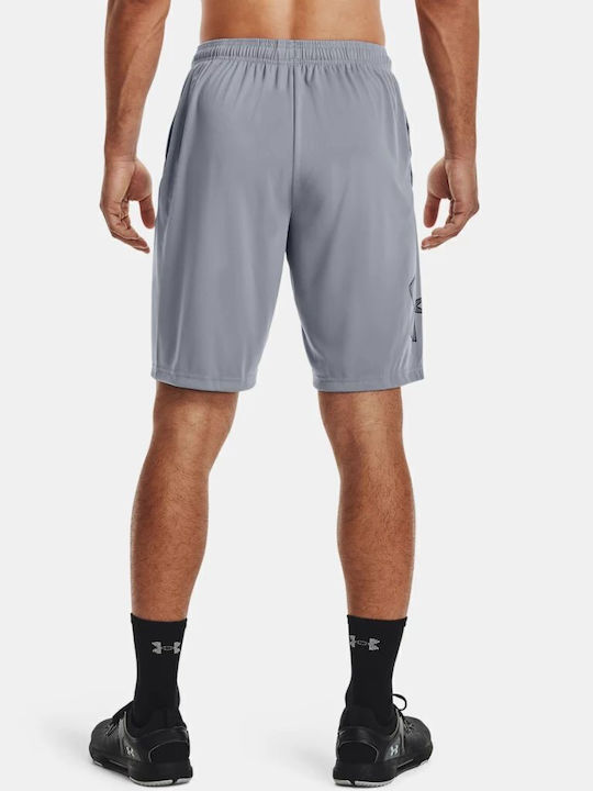 Tech Graphic Men's Athletic Shorts Gray
