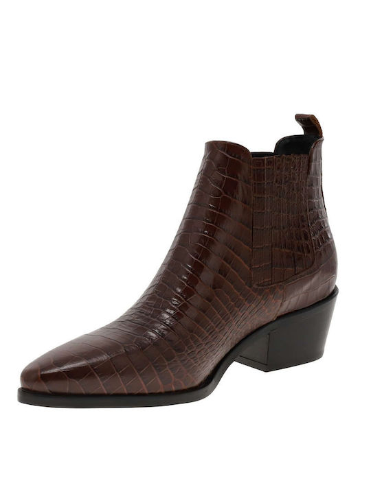 Дамски Кафяви Ботуши