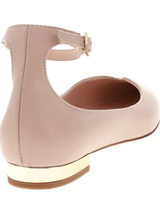 Leather Ballerinas Pink