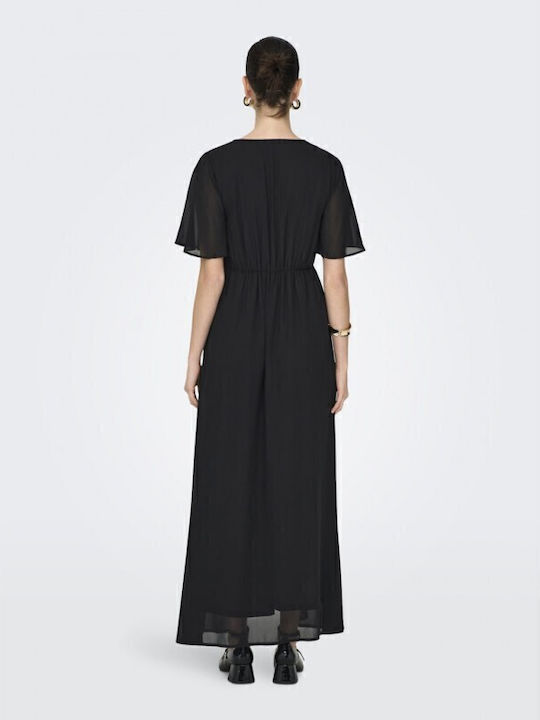 Life Summer Maxi Dress Wrap Black