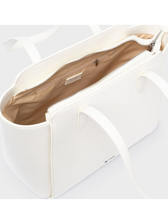 Maxin Damen Tote Tasche Weiß