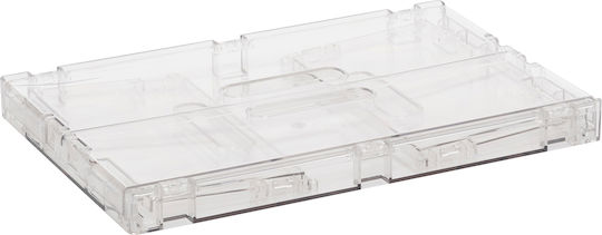 5Five Plastic Storage Box Transparent 30.5x20.5x12cm 1pcs