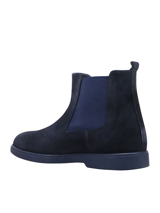 Suede Albastru Ghete barbati