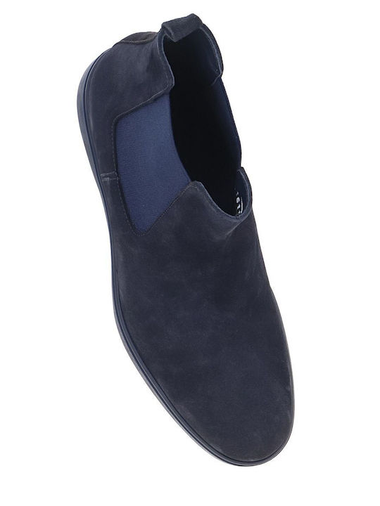 Suede Albastru Ghete barbati