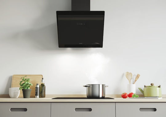 Candy Șemineu Hotă 90cm Negru