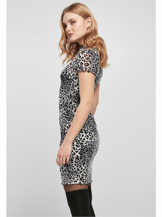 Summer Mini Dress Snow Leo