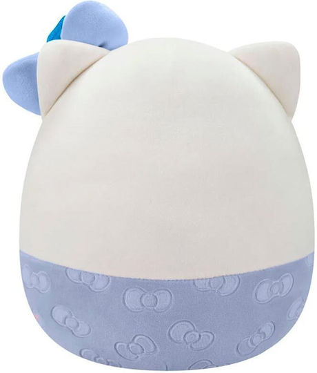 Jazwares Plush Hello Kitty 50th Anniversary-Embossed Blue Bow 20 cm