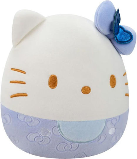 Jazwares Plush Hello Kitty 50th Anniversary-Embossed Blue Bow 20 cm