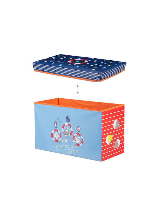 Relaxdays Children's Folding Storage Box made of Fabric 36x60.5x30.5cm 1pcs