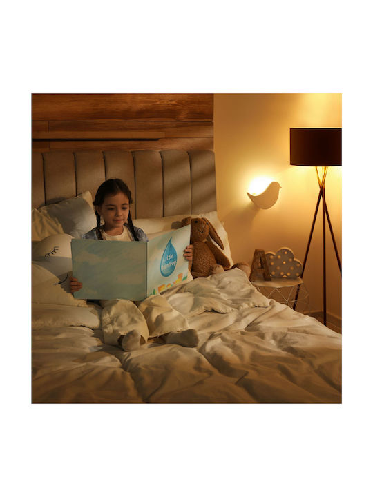 Relaxdays Lampa de podea Î149cm. cu Soclu pentru Bec E27 Alb