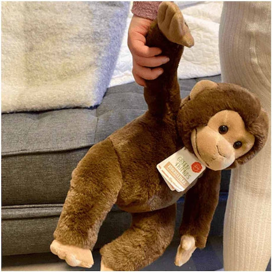 Teddy Plüsch Sitzender Schimpanse 35 cm