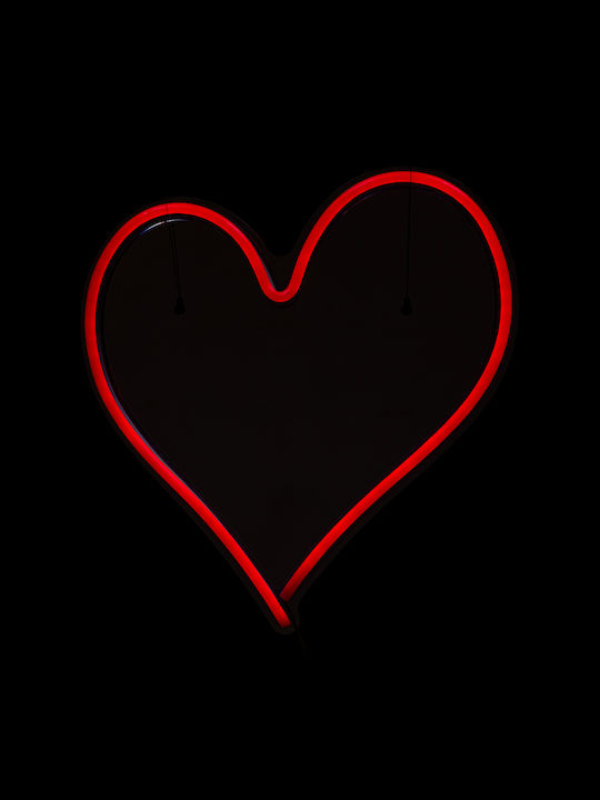 Παιδικό Φωτιστικό Τοίχου Led Πλαστικό Heart