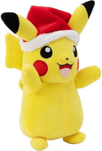 Jazwares Plüsch Pokemon Pikachu Weihnachten 20 cm