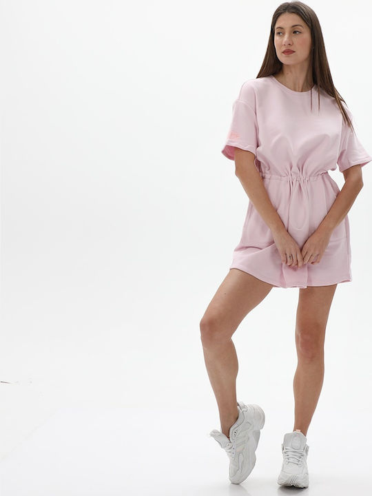 1136836 Summer Mini Dress Pink