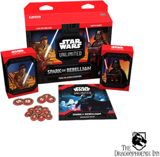Fantasy Flight Star Wars: Unlimited - Искра На Бунта Стартово Тесте За Двама Играчa (Английски)