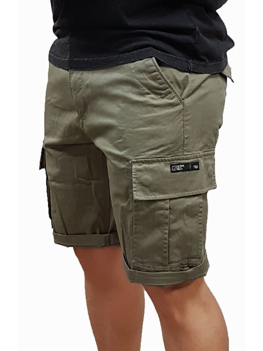 Rebase Men's Shorts Cargo Sage, Khaki