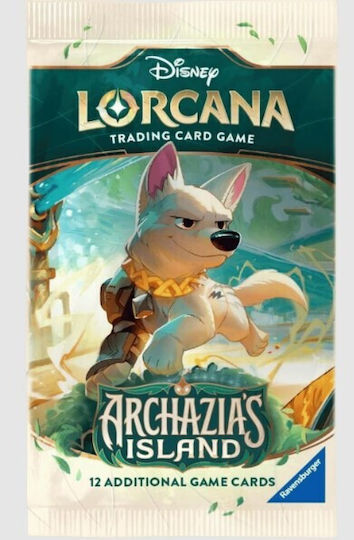 Disney Lorcana Trading Cards Booster Archazia's Island 1 Φακελάκι 12 Κάρτες
