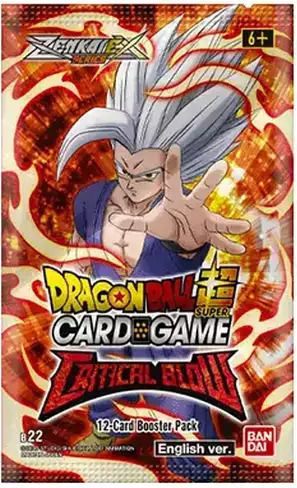 Dragon Ball Super Card Game Bt22 Critical Blow Booster