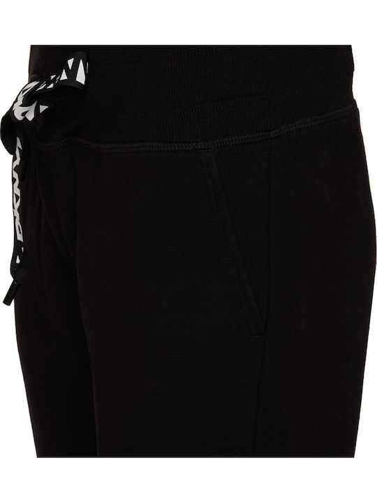 Women's High Rise Fabric Pants in Skinny Fit Black