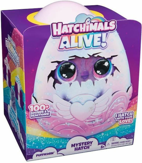 Spin Master Alive Mystery Hatch - Pufficorn Hatchimals for Ages 5+ (Miscellaneous Designs)
