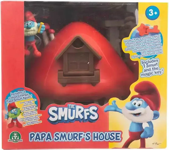 Giochi Preziosi Smurfs The Magic House of Papa Smurf for Ages 3 Plus 15cm
