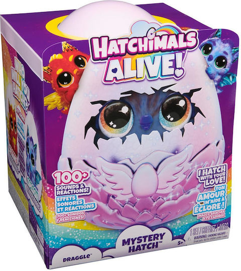 Spin Master Alive Mystery Hatch - Draggle Hatchimals For 3+ Years 26.6cm