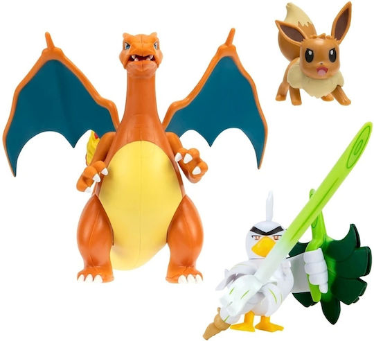 Jazwares Pokemon Иви, Сърфетчд, Чаризард
