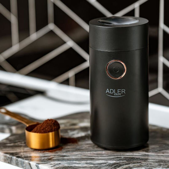 Adler Electric Coffee Grinder 150W for 75gr Beans Brown