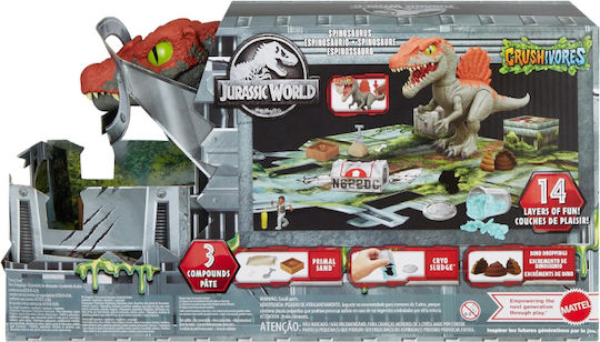 Jurassic World Crushivores Spinosaurus Spargător de Cuști Htp71