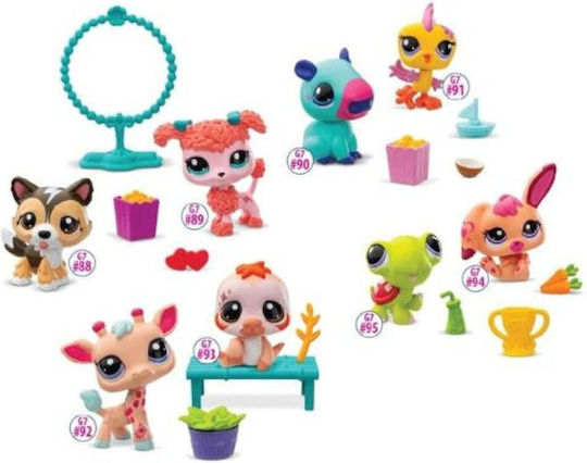 Basic Fun Miniatur-Spaßspielzeug Littlest Pet Shop Mehrfach
