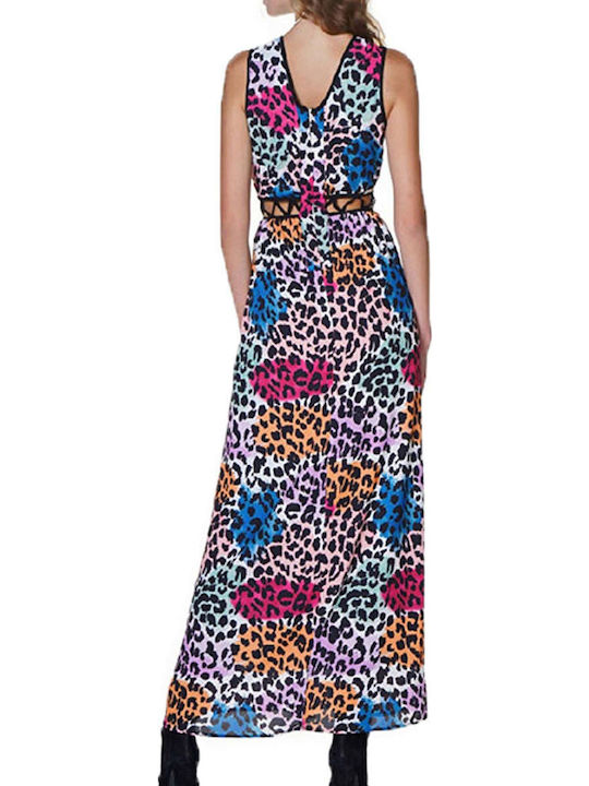 Sommer Maxi Damenkleid Tierdruck