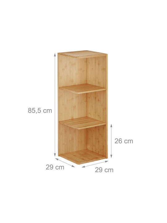Corner Bookcase Brown 85.5x29x29 cm