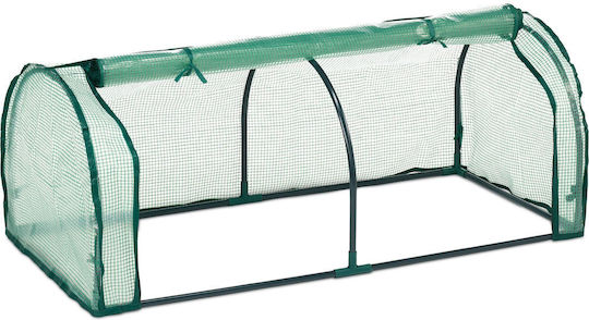 Mini Greenhouse Garden Iron Frame Green 50 X 128 X 60 Cm