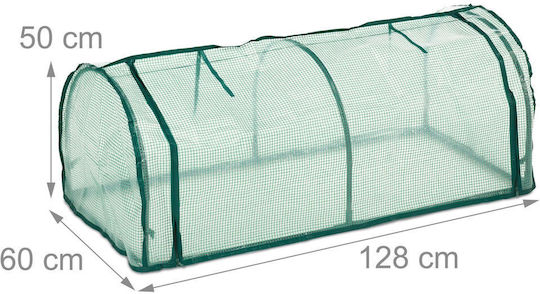 Mini Greenhouse Garden Iron Frame Green 50 X 128 X 60 Cm