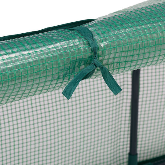 Mini Greenhouse Garden Iron Frame Green 50 X 128 X 60 Cm