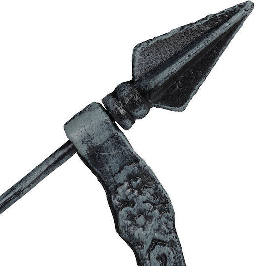 Decor de Grădină Antic Ceas Solar Cifre Romane 1-6 Busolă Fontă 27 X 26 X 18 Cm