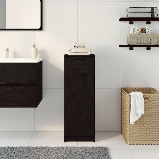 vidaXL Lemn Cabinet de baie L32xA34xÎ90cm Stejar