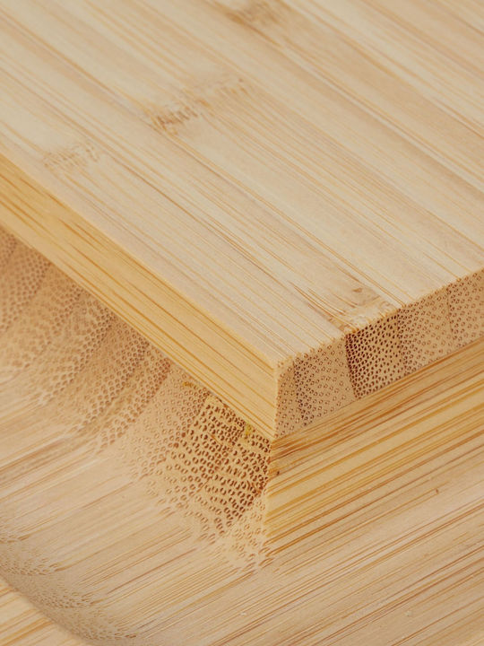 Relaxdays Wooden Cheese Serving Platter 33x33cm