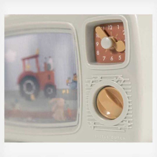 Little Dutch Baby Toy Music Television Little Farm with Music for 12++ Months