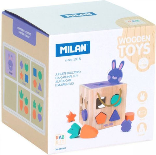 Milan Activity Cube made of Wood for 12++ Months