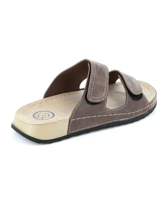 Herrensandalen in Braun Farbe