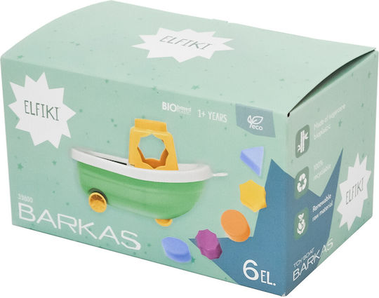 Elfiki Shape Sorting Toy Boat with Shapes for 12++ Months