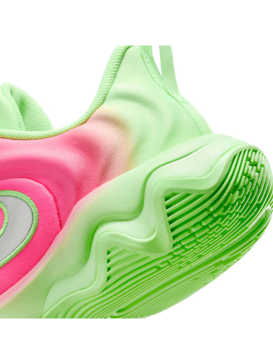 Giannis Immortality 4 Gs Kids Sports Shoes Running with Laces Green