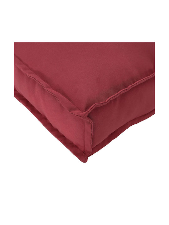 vidaXL Gartenstuhlkissen für Paletten Rotes Wein 2 Stück 40x40cm Verschiedene Farben