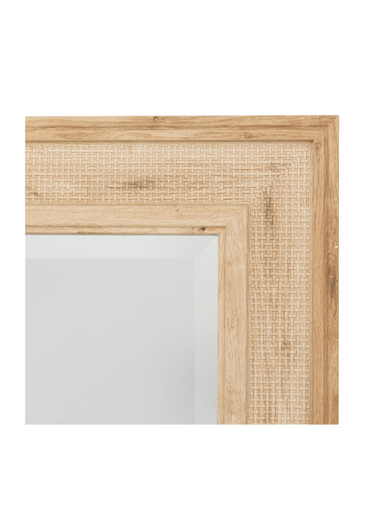 Floor Mirror With Beige Plastic Frame 195x72cm
