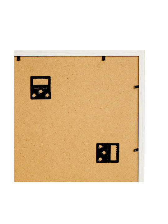 MDF-Holz-Bilderrahmen 2 Reihen 10 Haken 32 x 62 x 3 cm
