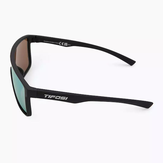 Tifosi Cycling Glasses Sanctum with Black Frame & Dark Lenses