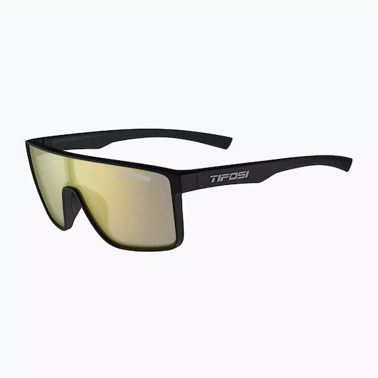 Tifosi Cycling Glasses Sanctum with Black Frame & Dark Lenses